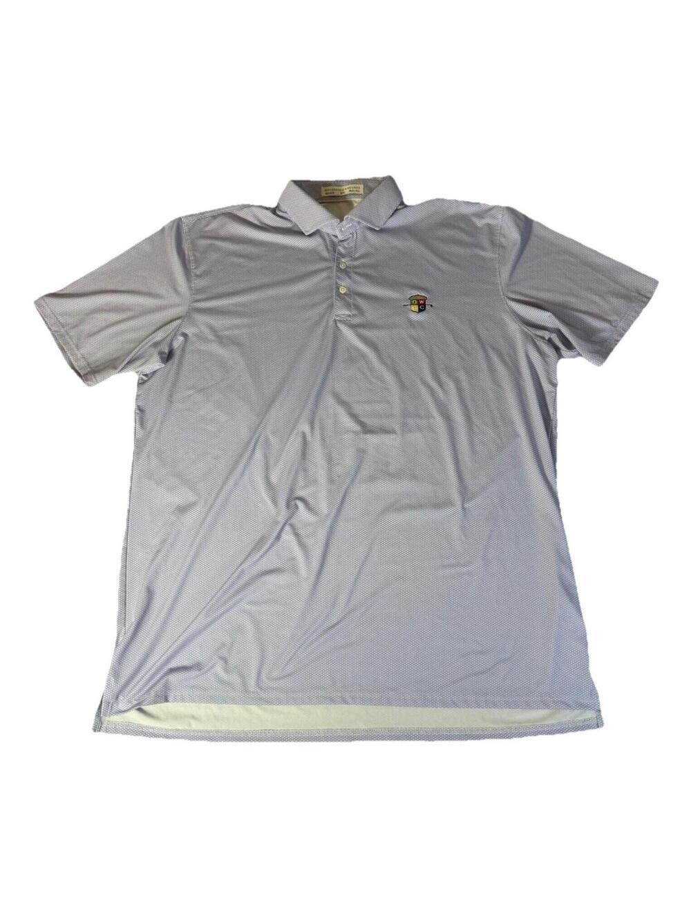Holderness & Bourne Polo Shirt Mens XXL 2XL Golf Stretch Old Warson CC Tailored